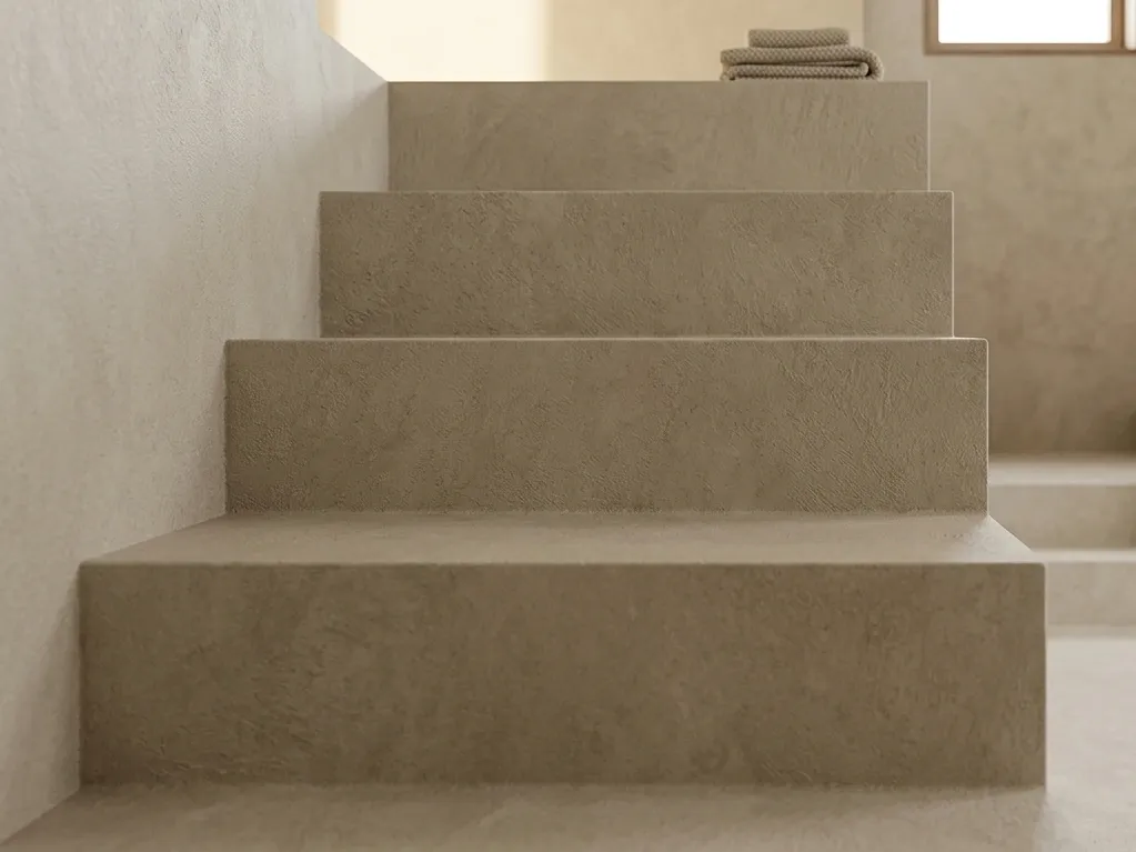 Trap in beton ciré